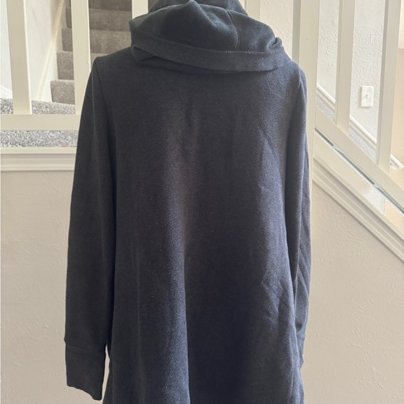 Athleta Gray Textured Hoodie Jacket - Picture 2 of 5